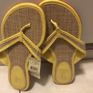 Ann Taylor Loft “kyra” flip flops